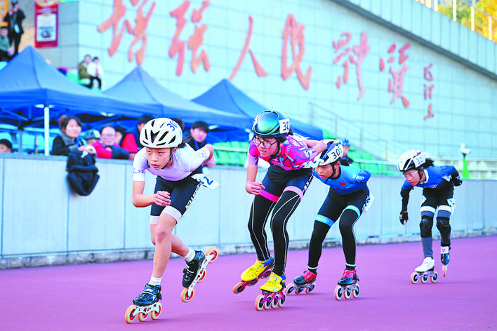 合肥速滑邀请赛高手云集