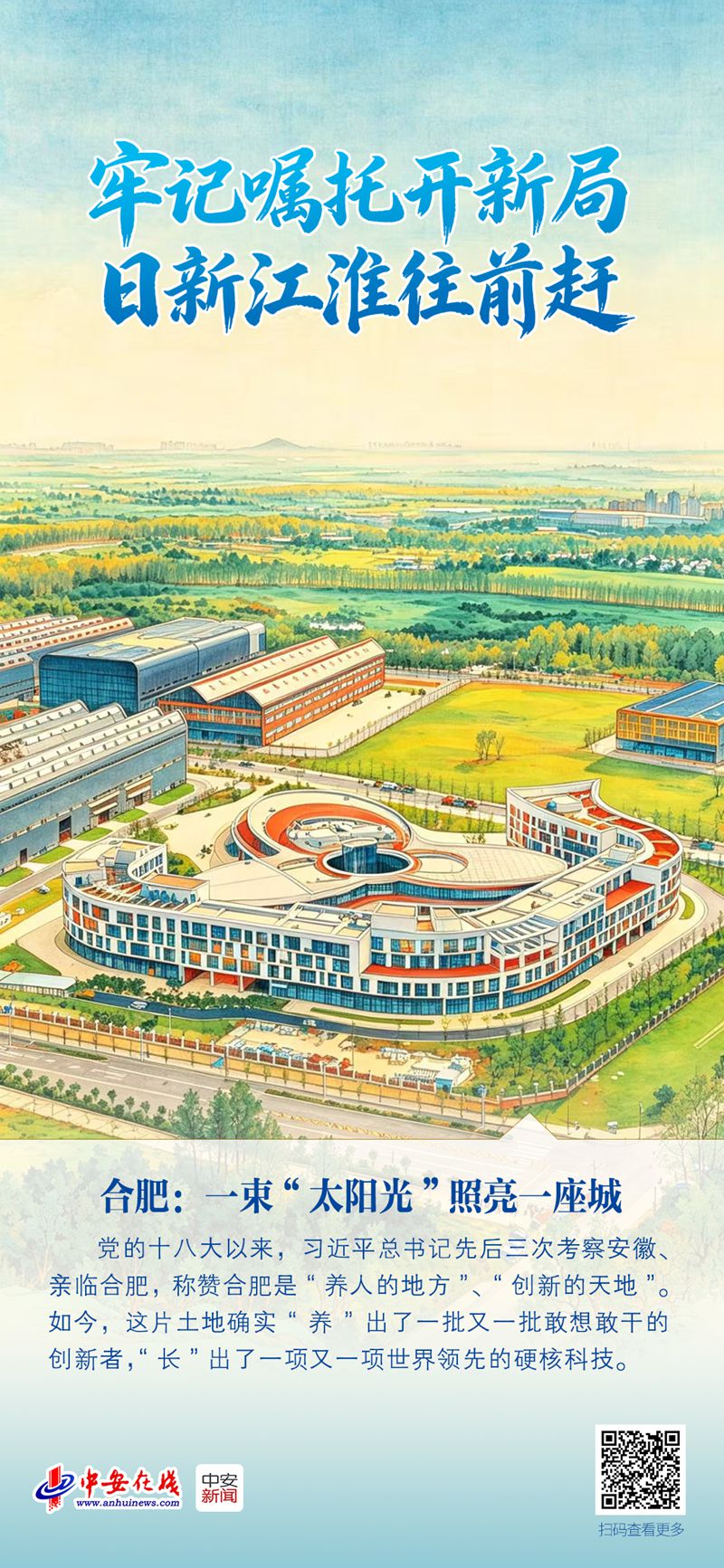 牢记嘱托开新局 日新江淮往前赶｜合肥：一束“太阳光”照亮一座城